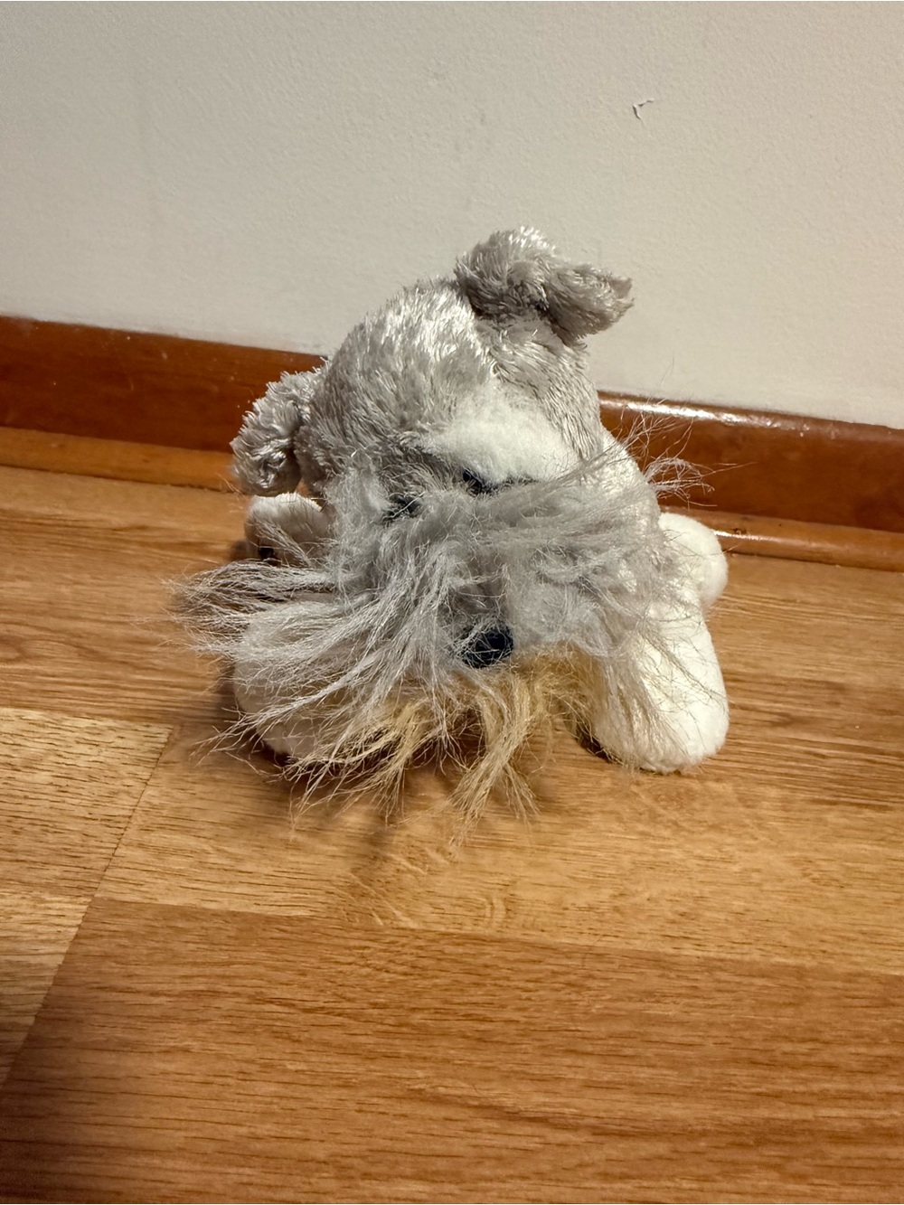Ganz SCHNAUZER Webkinz Dog 9” Grey Plush Stuffed Animal NO CODE